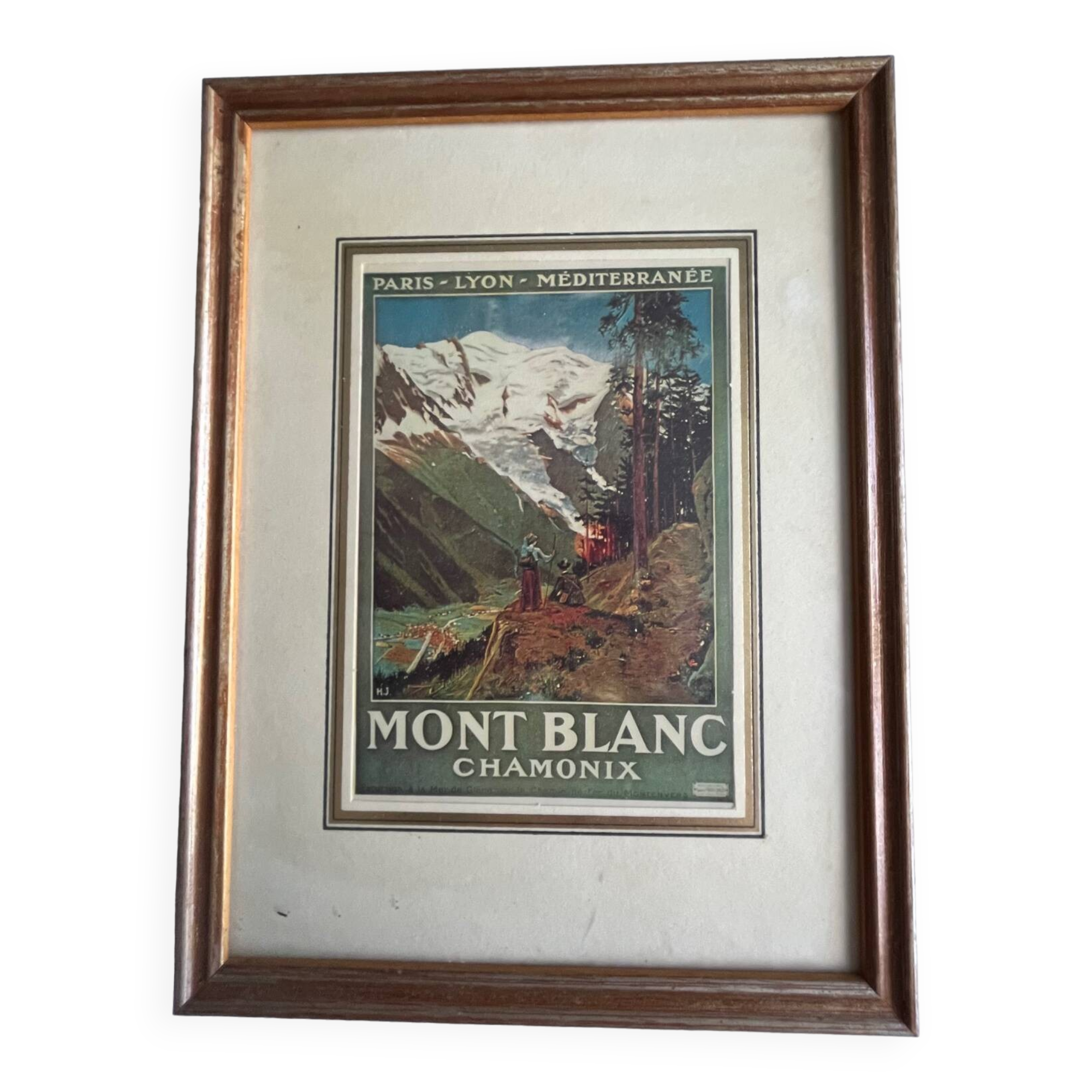 Mont Blanc advertising poster