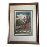 Mont Blanc advertising poster