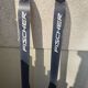 3 pairs of vintage skis: Rossignol Strato, ST 650 & Fischer.