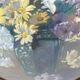 Ancient painting, still life with flowers, 20th century by Georges Ritleng (1875-1972)