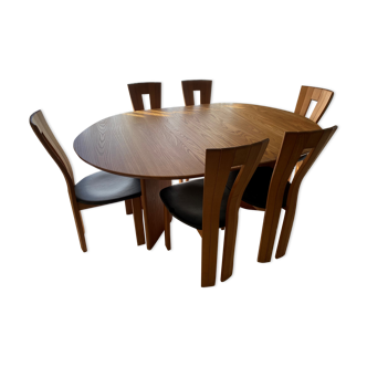 Dining table and chairs