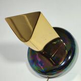 Aplique de pared iridiscente. España, 1980s.