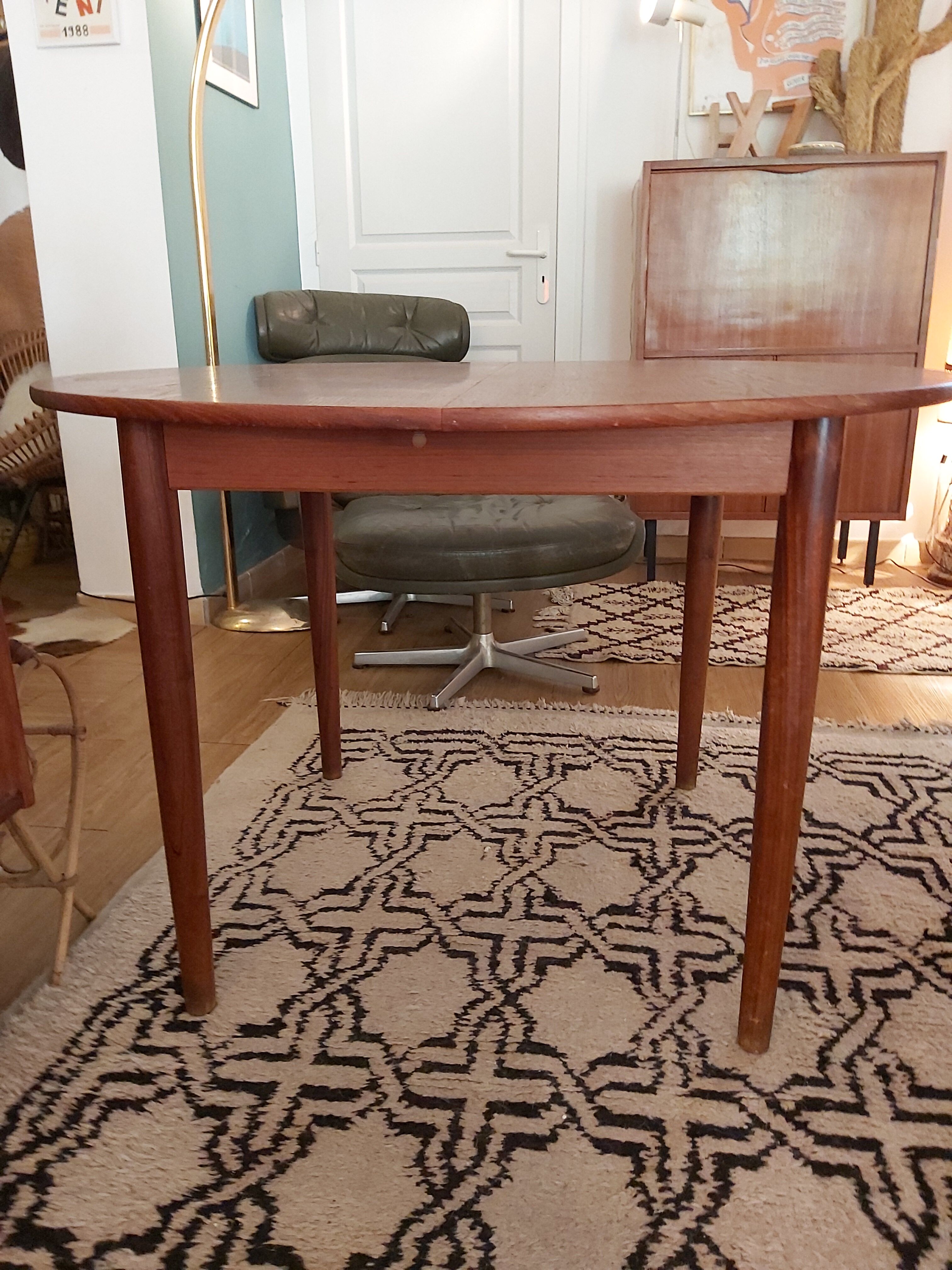 Vintage teak dining table