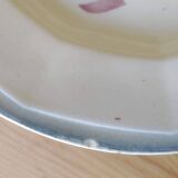 Lot de 6 assiettes à dessert faience Wasmuel -M.G