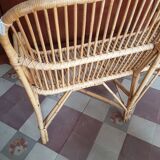Sofa rattan 2 seater