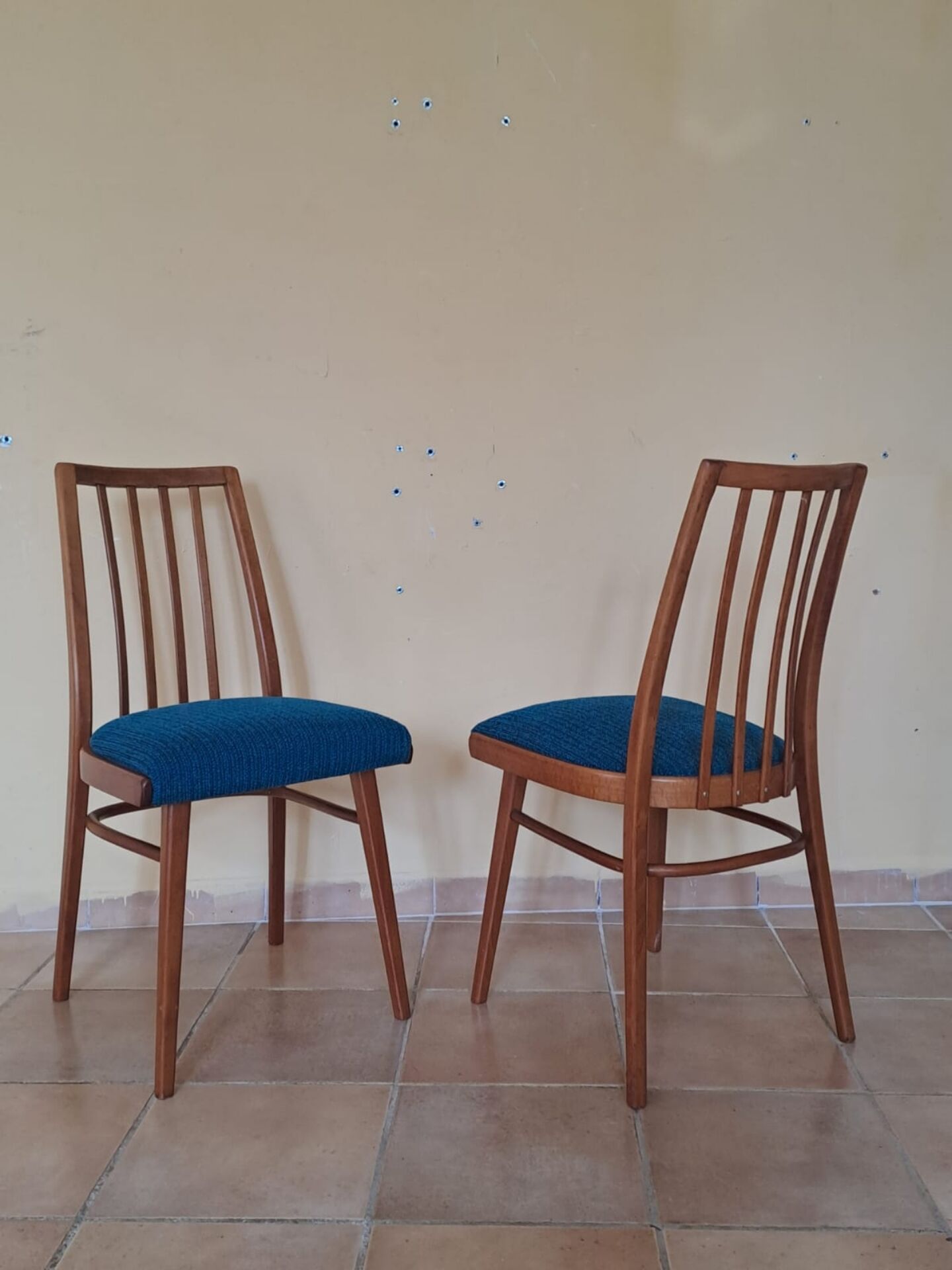 Set of 4 Antonin Šuman chairs by Interier Praha, Czechoslovakia 19