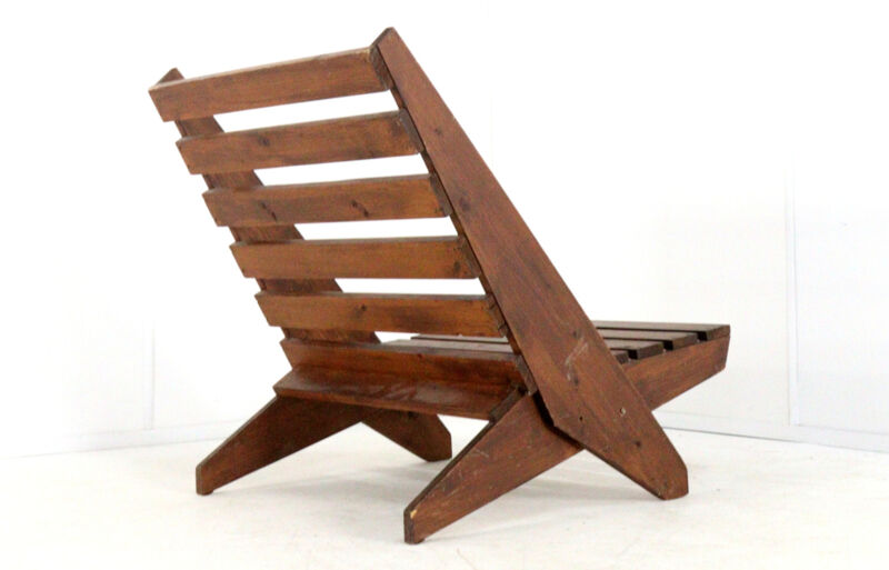 1950s folding lounge chair