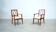 Set of two early French lounge chairs