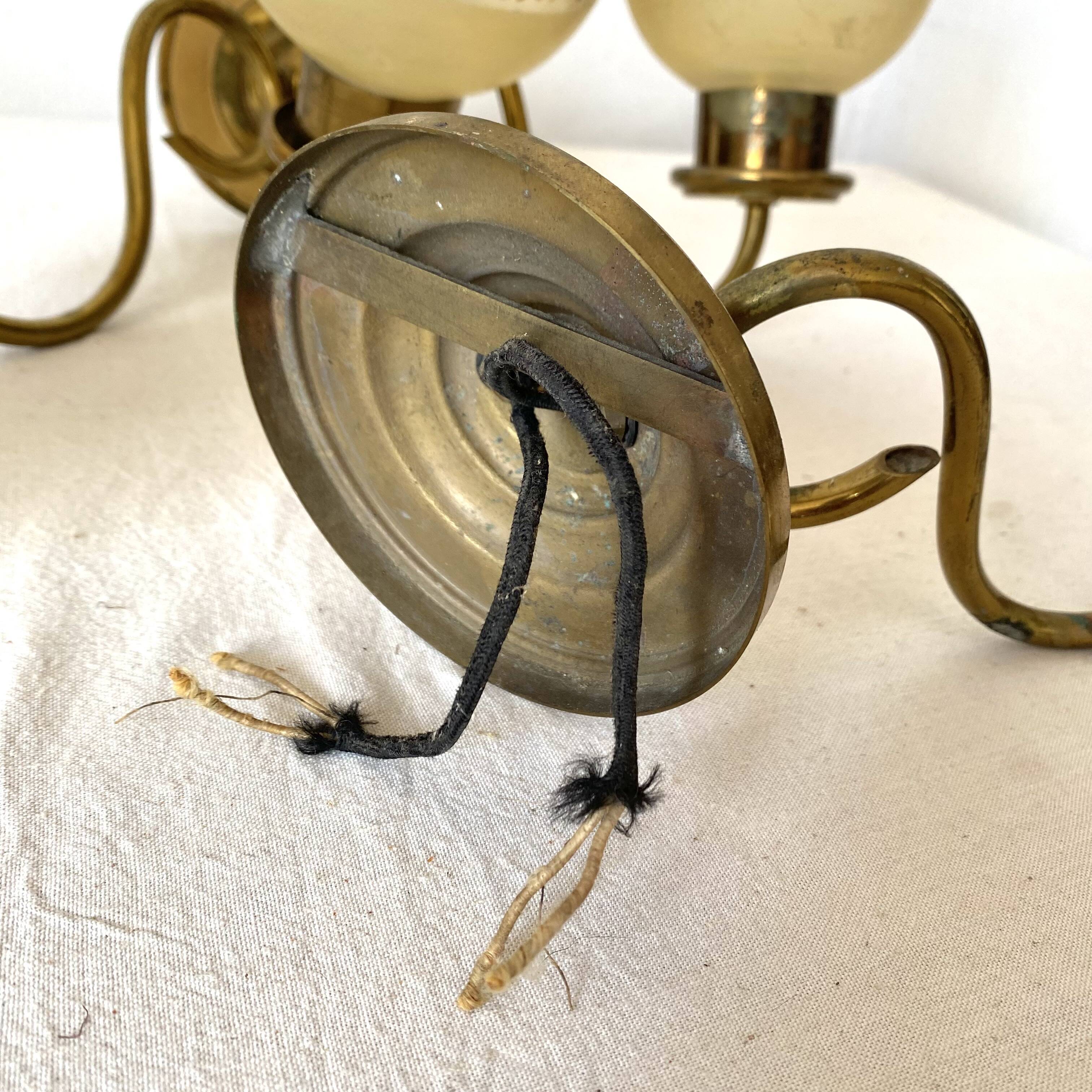 Pair of vintage double sconces