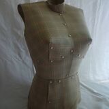 Cardboard mannequin bust from the 50s and 60s