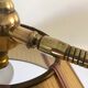 Vintage brass lamp lamp 50s