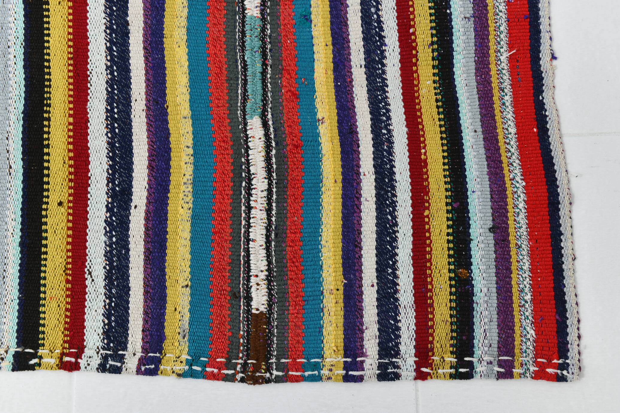 Multicolor Modernist Vintage Kilim Rug, 165x269Cm