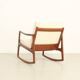 Rocking chair model 120 by Ole Wanscher for France & Son, Denmark, 1951