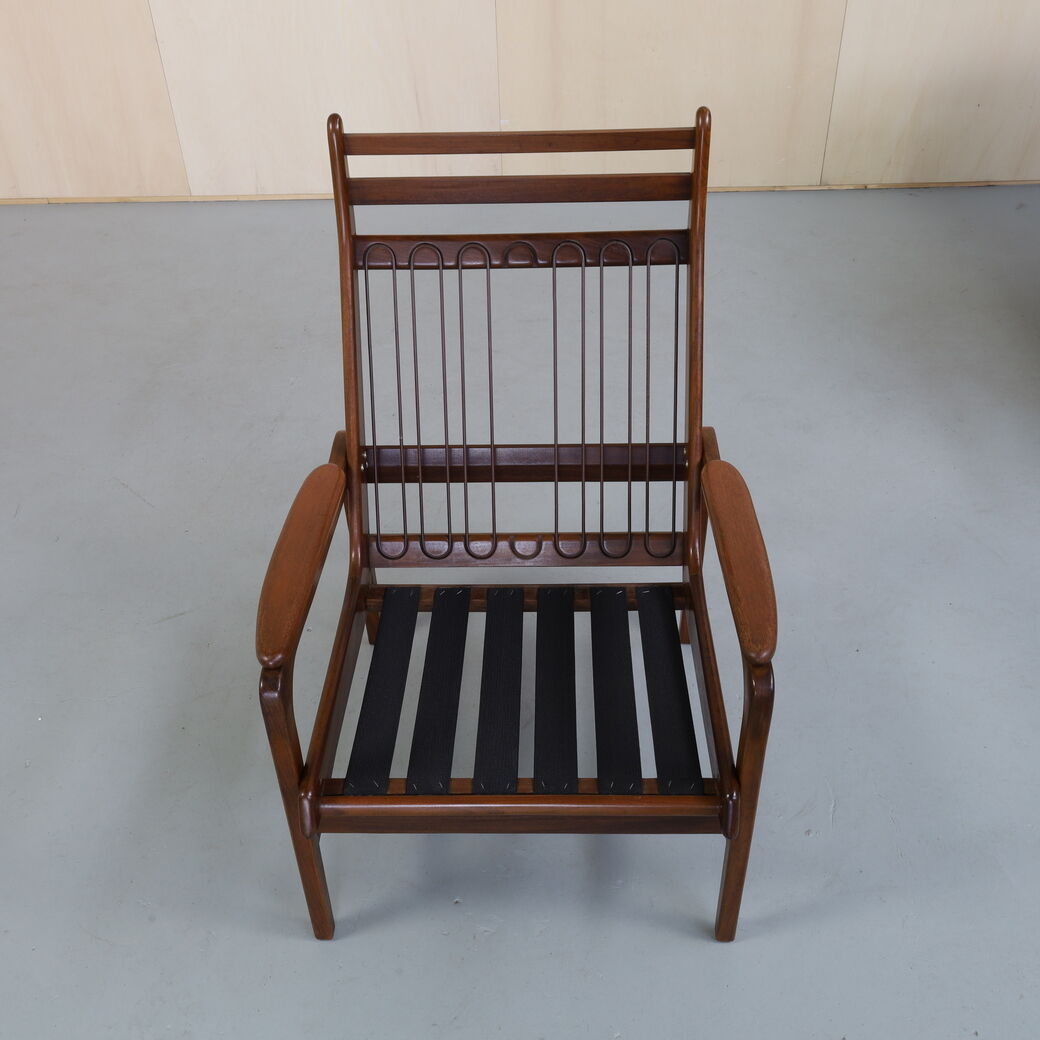 Pair of Teak Lounge Chairs, 1960s