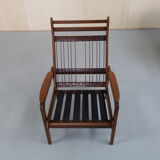 Pair of Teak Lounge Chairs, 1960s