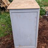 Old grey kitchen buffet