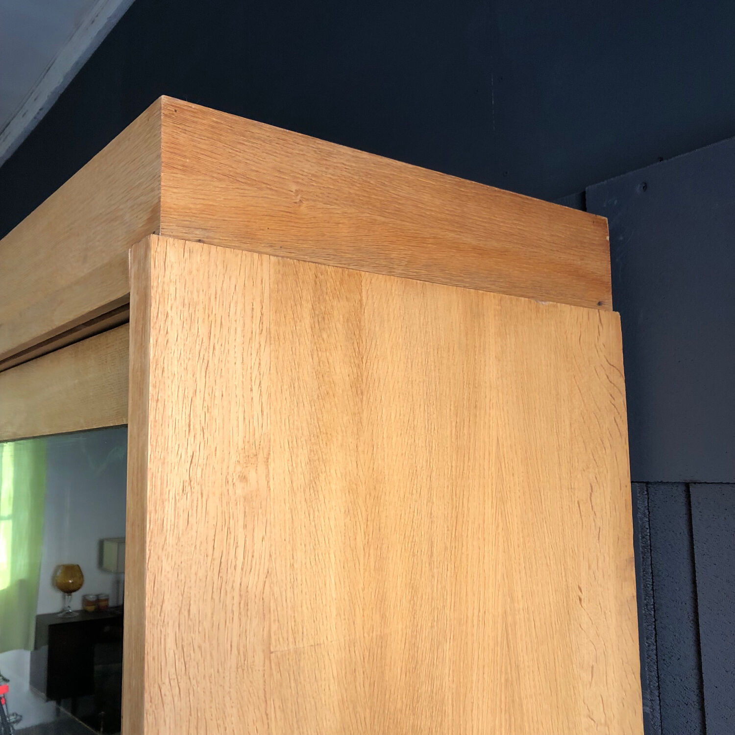 XL vintage oak bookcase