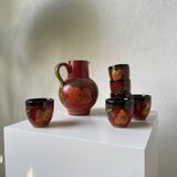 Scheurich German ceramic lemonade set