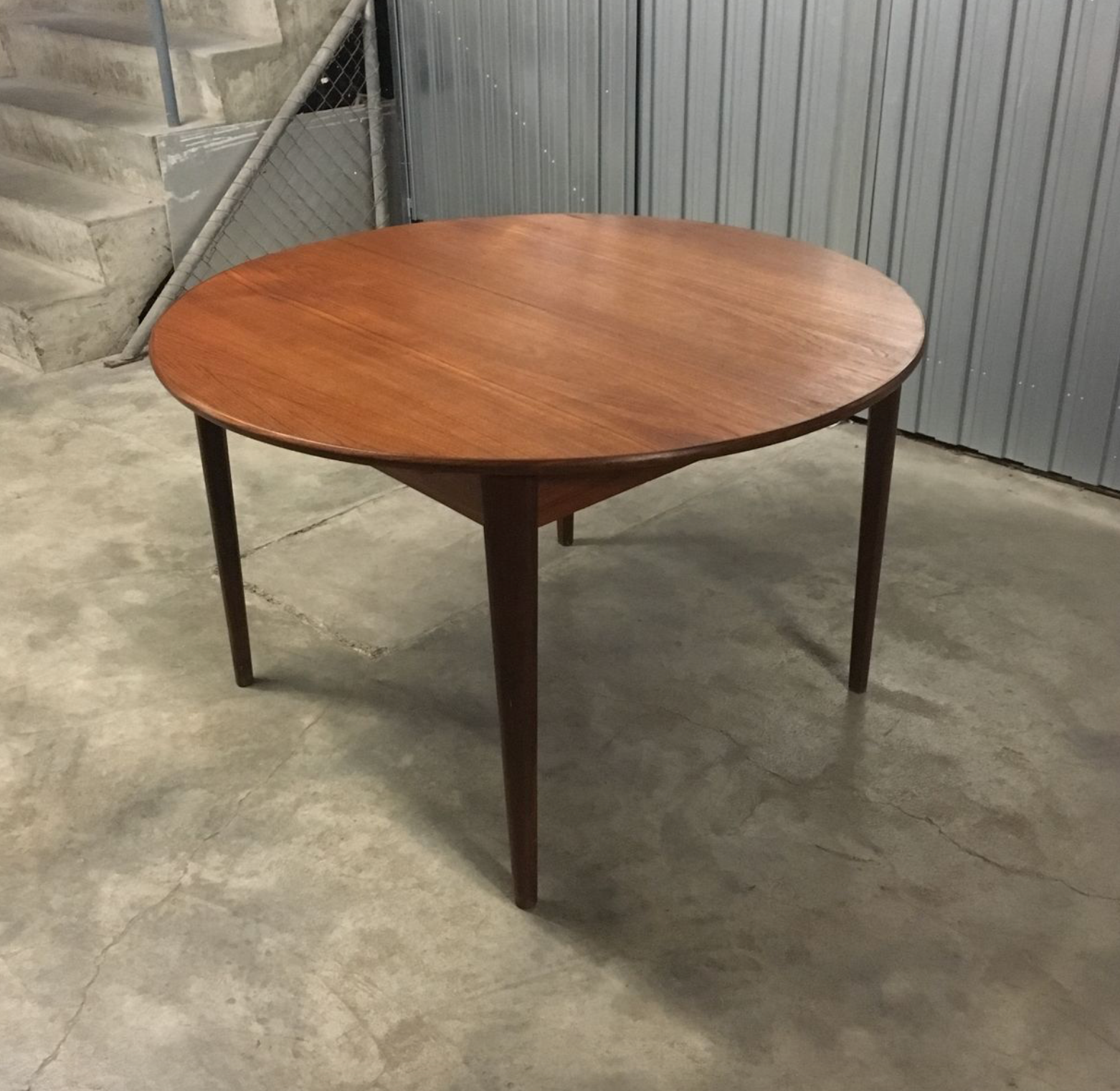 Danish Teak Dining Set by Arne Hovmand Olsen for Mogens Kold, 1950s