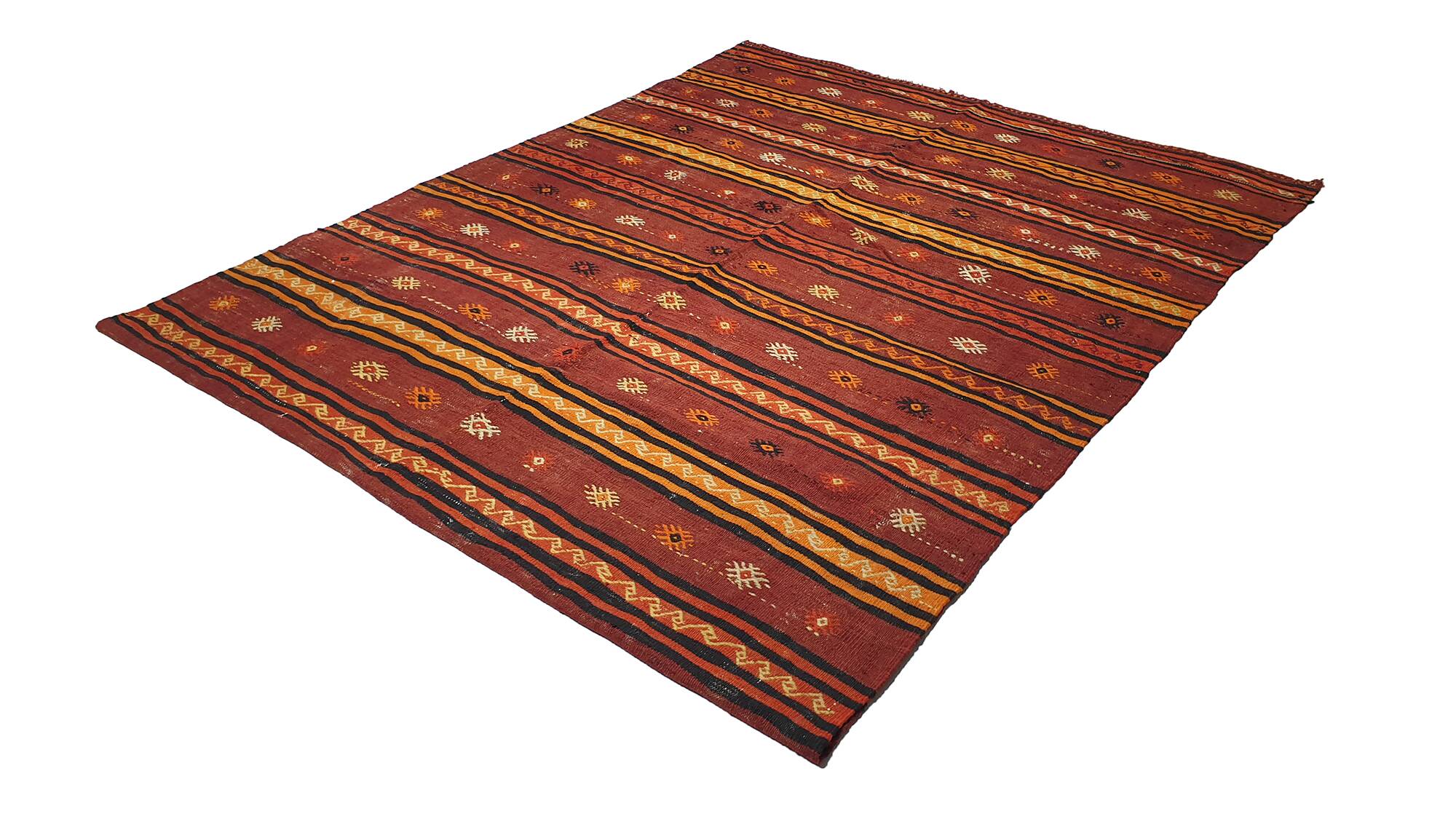 Turkish kilim rug, 227x173 cm, MYK-873