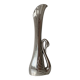 Swan metal single flower vase
