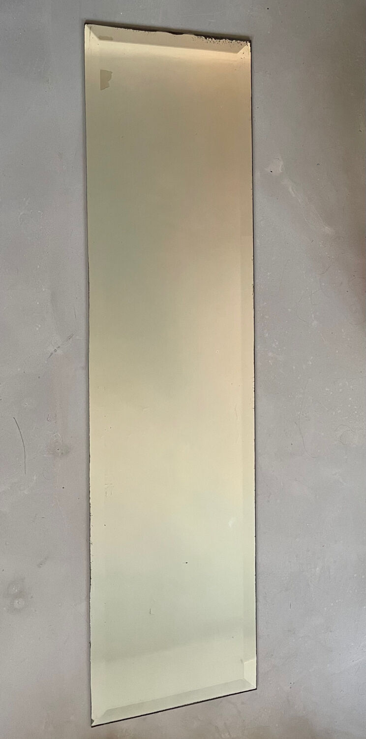 Large beveled mirror 42x166cm