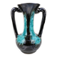Vallauris Blue Fat Lava Vases