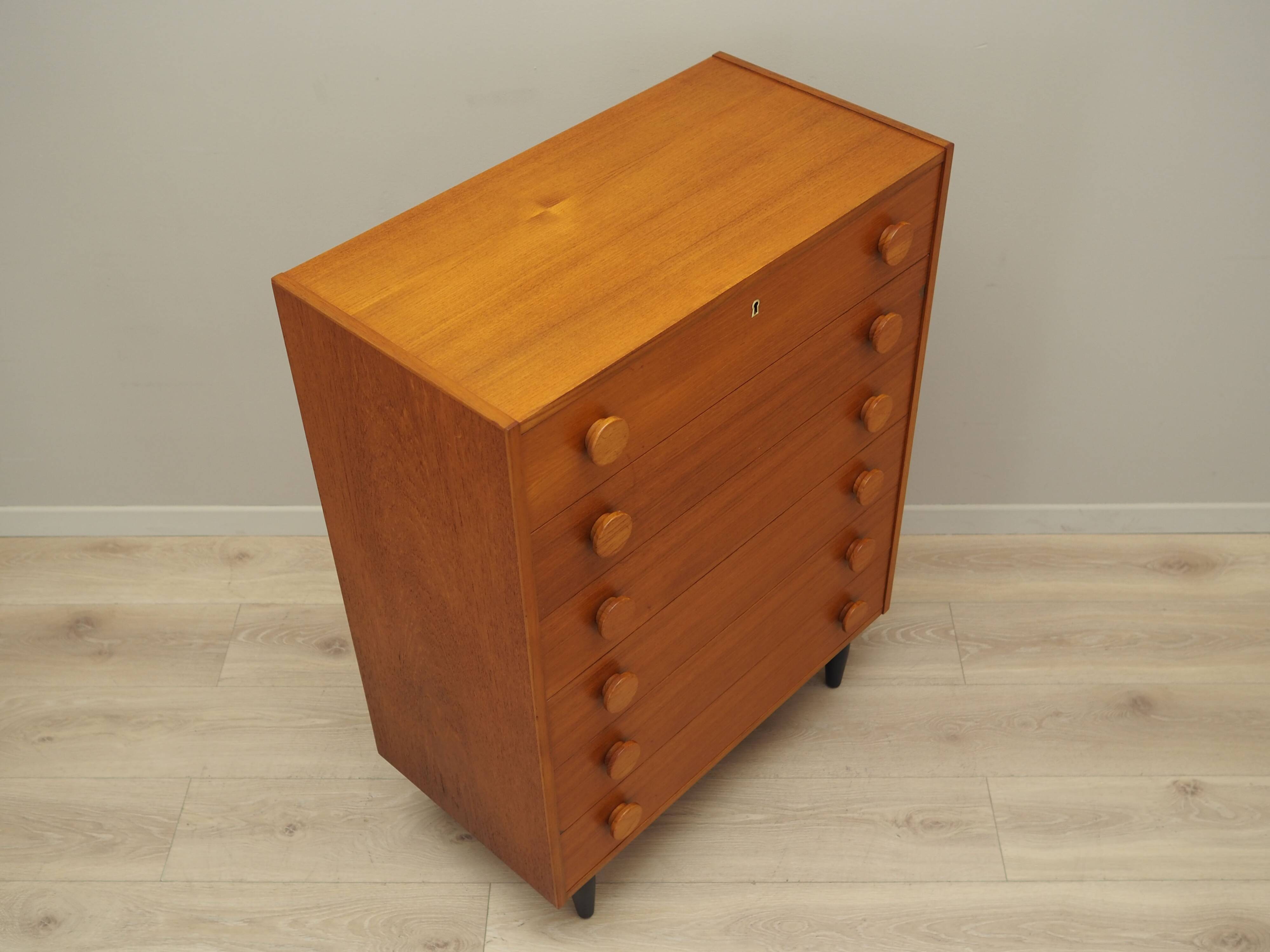 Teak chest of drawers, Danish design, 1960s, production: Denmark