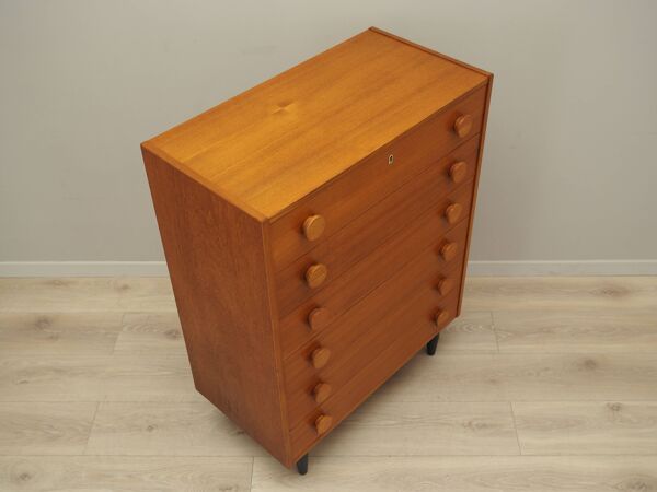 Commode en teck, design danois, années 1960, production : Danemark
