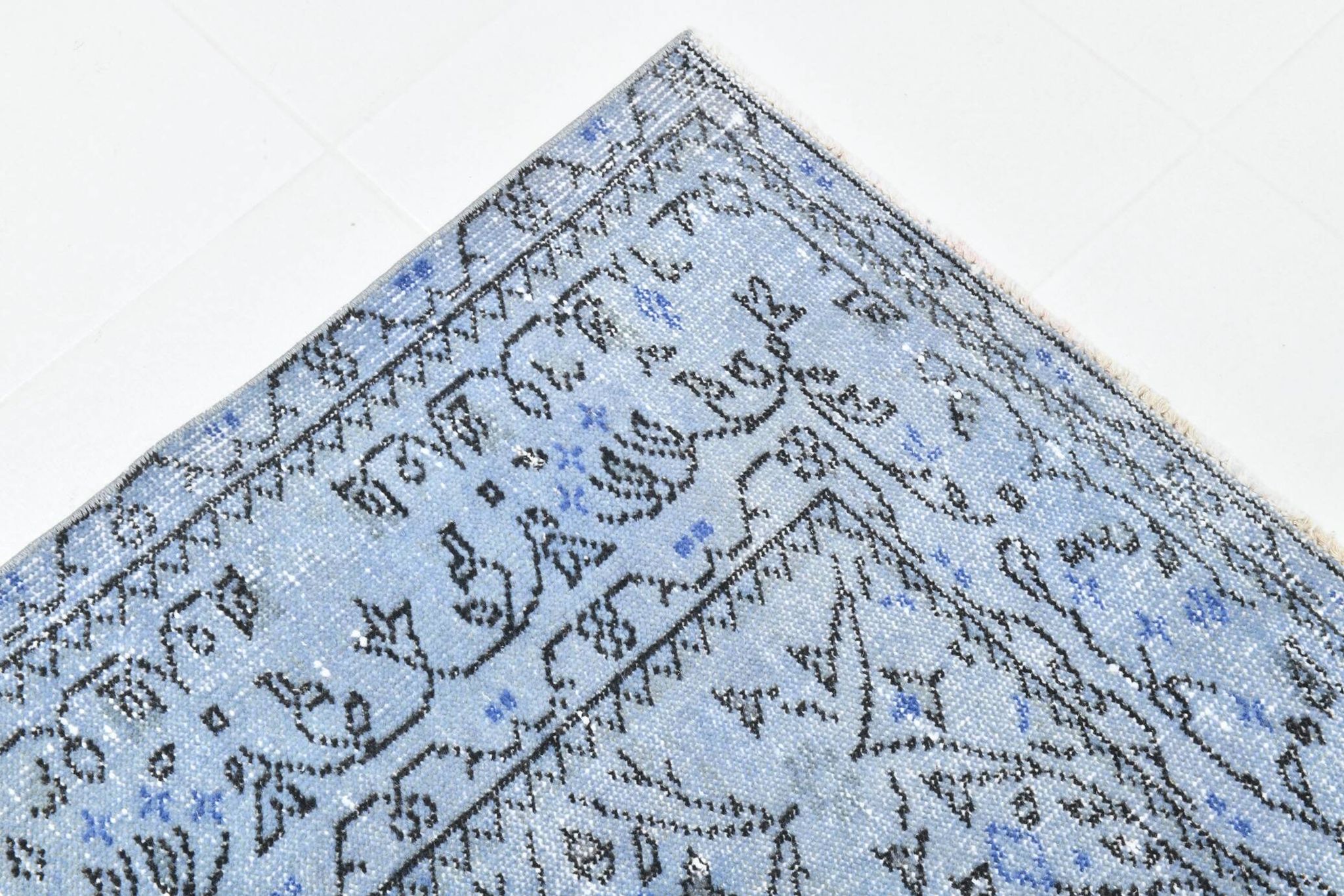6x9 Soft Pastel Blue Turkish Vintage Rug, 189x284Cm SK 2052 FREE SHIPPING
