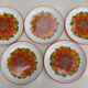 Gien ceramic "desserts" service - fruit, cake, cream