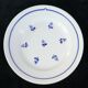 6 dessert plates in faience new model geneve small blue flower