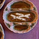 Barbotine plate service from Bavent (Orchies) 19th century (19th century)