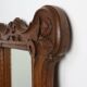 Baroque solid oak carved Wall Mirror, Belgium ca 1900
