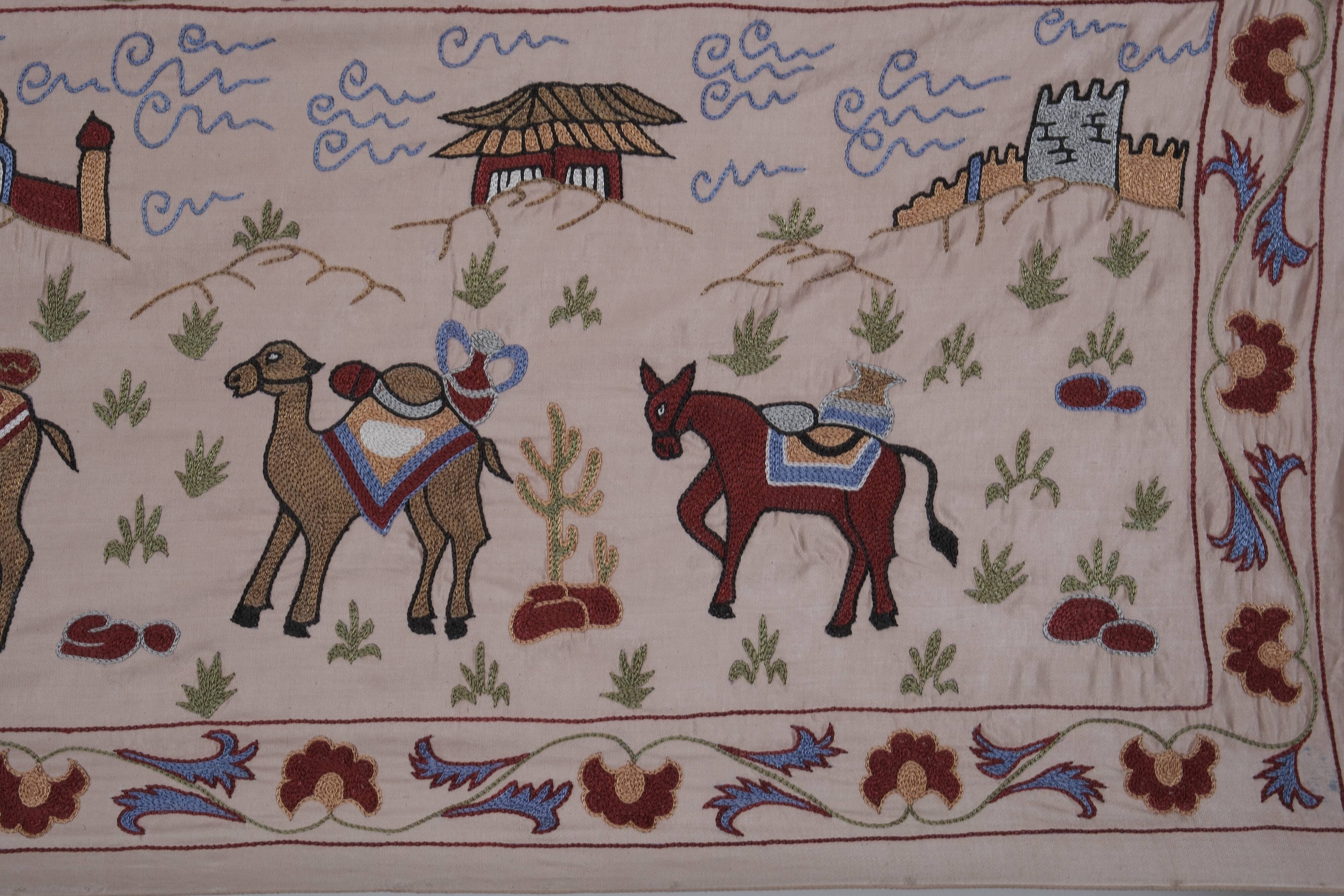 Tapis noué à la main, tapis turc vintage 54x190 cm