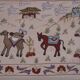 Tapis noué à la main, tapis turc vintage 54x190 cm
