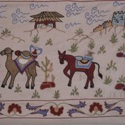 Tapis noué à la main, tapis turc vintage 54x190 cm