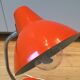 Lamp flexible orange vintage of the 1970s