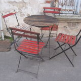 Folding garden furniture