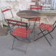 Folding garden furniture