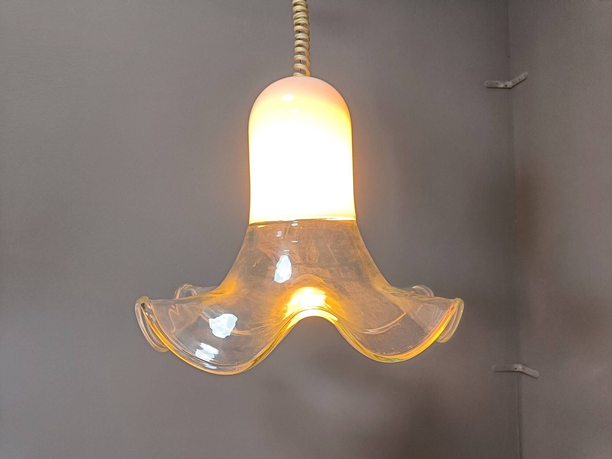 Murano pendant light by Roberto Pamio & Renato Toso, 1970s for Leucos