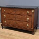 Return from Egypt chest of drawers in mahogany, Empire period – Early 19th century