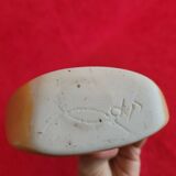 Ceramic stoneware vase signed DP