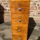 Furniture drawer binder with tambour cabinet France 1950