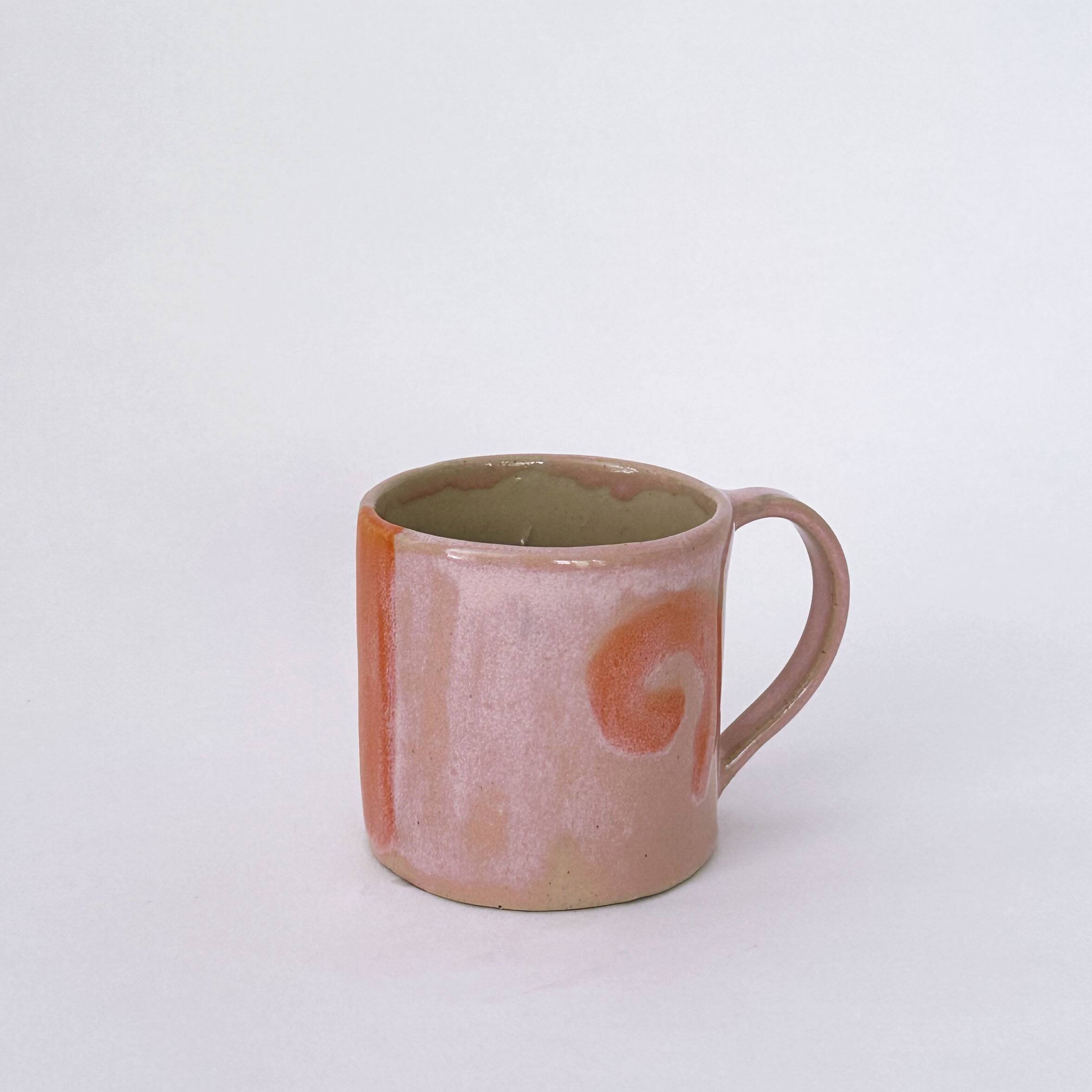 pink coffee cup