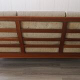 Mid- century three-seater danish teak sofa