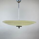 Mid Century Glass Pendant by Napako, Czechoslovakia, 1960's