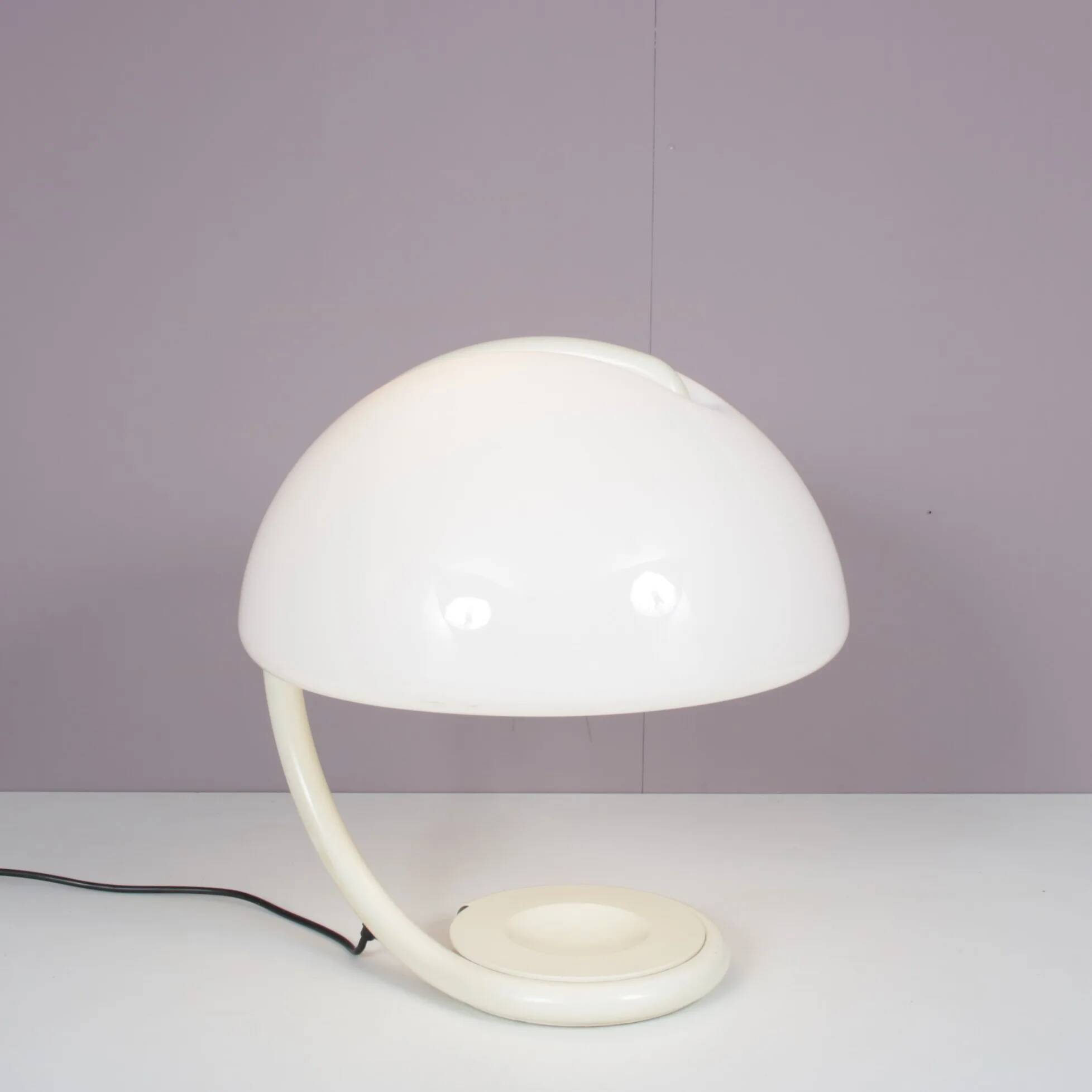 Lampe de table "Serpente" des années 1970 par Elio Martinelli pour Martinelli, Italie