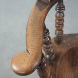 Antique English Highback Windsor Chair from the 18th Century