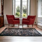 2 fauteuils, velours